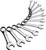 PG151  -  11-PC SAE STUBBY COMBO WRENCH SET
