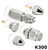 Le kit d’assortiment de buse contient un P302-B Grossier, P302-C Extra Fine, P305 Fine, P501 Flat Spray, P602 Réglable