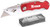 PG133 - FOLDING UTILITY KNIFE W/ 5 EXTRA BLADES, RED