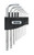 9 pc.  Ball End SAE Hex Key Set
