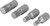 PG185 - 4-PC 3/8" DRIVE XZN TRIPLE SQUARE BIT SET, 30MM LONG, M6, M8, M10 & M12