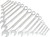 PG156 - 16 PC. 12 PT. METRIC RAISED PANEL COMBINATION WRENCH SET