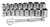 19 pc. 3/8 in. Drive SAE/Metric Socket Set