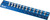 PG205  -  12-SLOT BLUE MAGNETIC SOCKET RAIL, 1/4" DRIVE, 4MM - 13MM, ADAPTER & U-JOINT