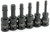 6 pc. 1/2 in. Drive Metric Impact Hex Bit Socket Set