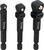3 pc. 2-3/4 po. Adaptateur de socket d’oscillation d’impact