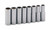 8 pc. 1/2 in. Drive 12 pt. Metric Socket Set