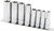 PG150 - 8-PC 3/8" & 1/2" DRIVE DEEP FEMALE TORX® SOCKET SET, E11 TO E24