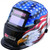 PG410 - AUTO-DARKENING WELDING HELMET WITH STARS AND STRIPES DESIGN, 9-13 LIGHT SHADE DIN LEVEL