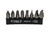 Impact Quality S2 Bit Set, 8 pc Bits 5/16 » Corps hexagonaux, 1.25"L, P1-P4 Phillips & Flat Tip