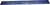 PG207 - 12" BLUE DOUBLE WIDE MAGRAIL TL, MAGNETIC TRACK, NO STUDS – 3/16" TALL X 2" WIDE