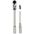 3 piece 1/4" mini flex bit/socket ratchet and t-handle