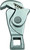 PG169 - 3/8" DRIVE SPRING-LOADED CROWFOOT WRENCH, 8MM - 17 MM