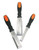 Striking Scraper Set, Dual Bevel, Stainless 3pc set