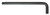 BONDHUS 7/16 X 7.7" BALLPOINT L-WRENCH