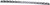 PG205 - RAIL DE PORTE-DOUILLE DE 3/8", 16 CLIPS