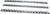 PG222 - SOCKET RAIL SET, 1/4", 3/8", 1/2", 16 CLIPS EACH SIZE