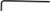 BONDHUS 3M X 3.9" BALLPOINT L-WRENCH