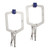 CLMP LCKNG ORIGINAL SET '2-9SP W/4 PADS'