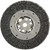 PG105 - 6" MAX. DENSITY CRIMPED WIRE WHEEL, .014" STEEL FILL, 5/8"-1/2" ARBOR HOLE
