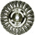 PG105 - 6" STANDARD TWIST KNOT WIRE WHEEL, .0118" STEEL FILL, 5/8"-1/2" ARBOR HOLE - SAME AS ANDERSON 13664