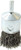 PG101  -  1" CRIMPED WIRE END BRUSH, .020" STEEL FILL