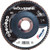 PG121 - Disque abrasif à lamelles inclinées Wolverine type 29, diamètre 127 mm, alésage 22 mm, grain 60, 12 000 tr/min - Lot de 10
