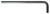 BONDHUS 5/16 LONG ARM HEX KEY