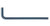 BONDHUS 1 1/2 X 20,4" BRAS LONG HEX L-WRENCH