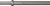 .498 SHANK 18IN. LONG COUP DE "ING DROIT
