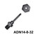 ASTADN14 8 32M SAE 8-32 MANDREL