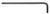 BONDHUS 5/32 X 4.2" BALLPOINT L-WRENCH - BULK 100