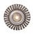 WEI13131 4in ROUGHNECK MAX KNOTTED WIRE WHEEL BRUSH .020 WIRE 3/16 FA