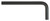 BONDHUS 7/32 X 3.0" SHORT HEX L-WRENCH - BULK 50