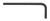 BONDHUS 3.5M X 2.6" SHORT HEX L-WRENCH - BULK 100