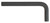 BONDHUS 10M X 4.3" SHORT HEX L-WRENCH - BULK 50