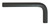 BONDHUS 17M X  6.1" SHORT HEX L-WRENCH - BULK20