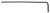 BONDHUS 5/64 X 3.2" LONG HEX L-WRENCH - BULK 100