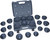 PG266 - 21-PC HEAVY DUTY END CAP FILTER WRENCH SET FOR DOMESTIC & IMPORT VEHICLES W/ 4 NEW SIZES TO FIT SOME JAGUAR, JEEP, LR, MB & OLDSMOBILE