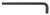BONDHUS 13M X 9.4" LONG HEX L-WRENCH - VRAC 10