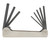 BONDHUS 8PC (T9 - T40) TORX® METAL FOLDUP