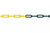 CHAINE DE DELIMITATION 25M JAUNE/NOIRE