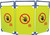 3-PANEL FOLDING SAFETY BARRIER FOR TEMP. DELINEATION OF WORK AREA, MODULAR, HI-VIZ YELLOW, 5.5 FT. X 3.25 FT.