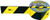 SELF-ADHESIVE SIGNALING/DELINEATION TAPE, YELLOW & BLACK DIAGONAL STRIPES, 2" X 328 FT. (50MM X 100M)