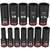 PG136 - 12-PC PRISE 1/2", 6 PT. ENSEMBLE DE DOUILLES À IMPACT PROFOND SAE, 3/8 » – 1-1/16 »