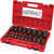PG152 - 19-PC PRISE 1/2" Jeu de 6 douilles à impact profond SAE, 3/8" – 1-1/2"