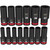 PG143 - 14-PC PRISE 1/2", SET DE DOUILLES PROFONDES MÉTRIQUES DE 6 PTS, 10 MM – 27 MM
