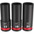 3-PC 1/2" DRIVE, 6 PT. DEEP IMPACT SOCKET SET, 17MM, 19MM, 21MM