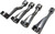 PG385 - 4-PC 1/2" DRIVE 12-POINT INJECTION LINE WRENCH SET, 14, 17, 19, 22MM