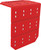 PG207 - TAPIS À OUTILS FLEXIBLE ET PLIANT MAGNÉTIQUE SANS MARQUES, ROUGE, 8,75 » L X 5,5 » L